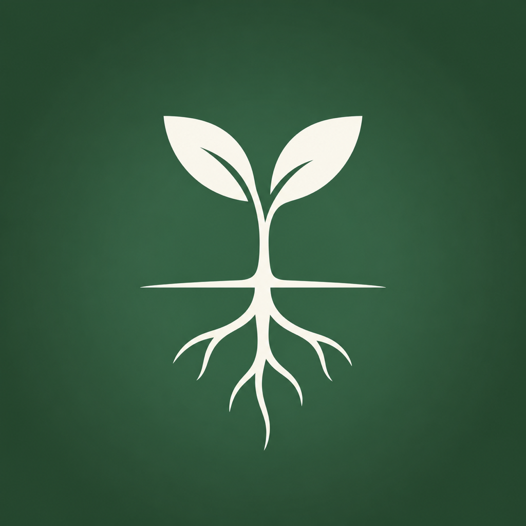 Rooted Garden Journal app icon.